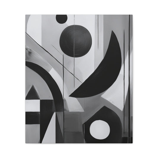 Black Abstract Painting Print Canvas 20x24,20x30,24x30, 24x32,24x36,30x40, 32x48,36x48,40x60 Pine-Wood Inner Frame ABS-17
