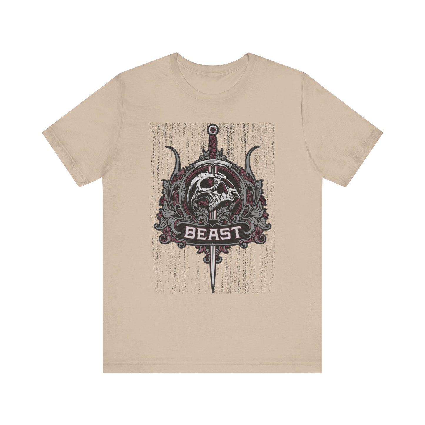 Beast Graphic Tee, Graphic T-Shirt, Artistic Vintage T-Shirt, Vintage Shirt, Skull Tee, Art Design Skull Tees