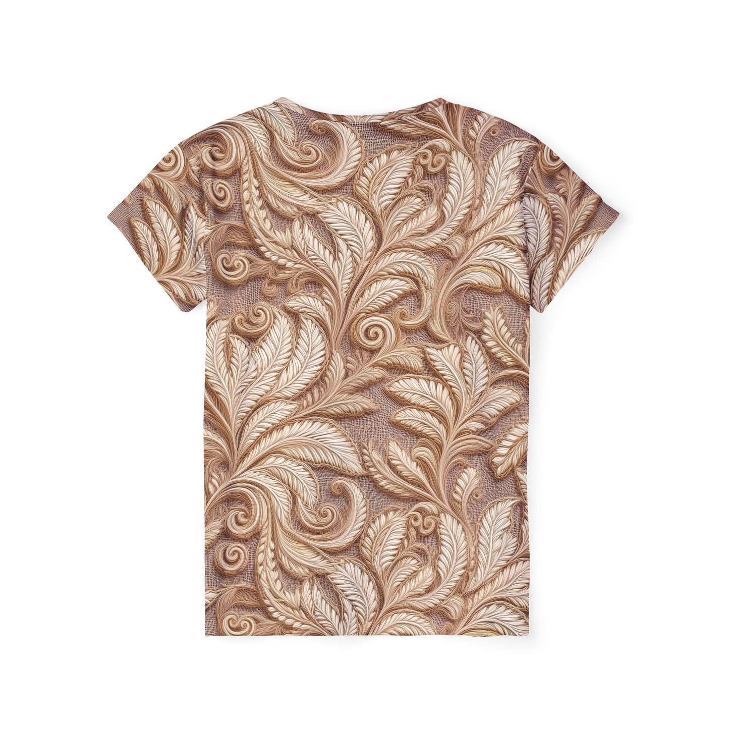 Lace Print Poly Shirt, Poly Shirt with Lace Print, Lace Shirt 70