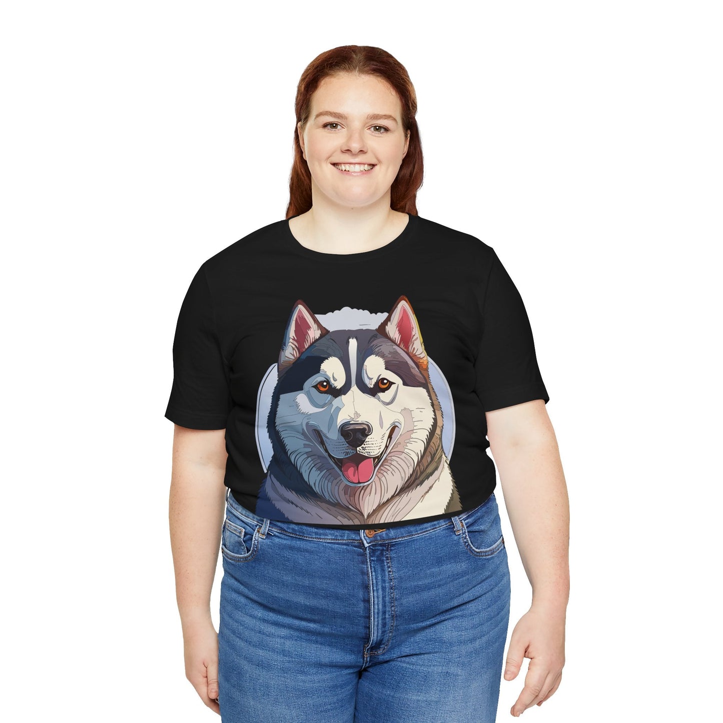 Unisex Animal Shirt Art Design Tee With Wild Animals Graphic Print Short Sleeve Style