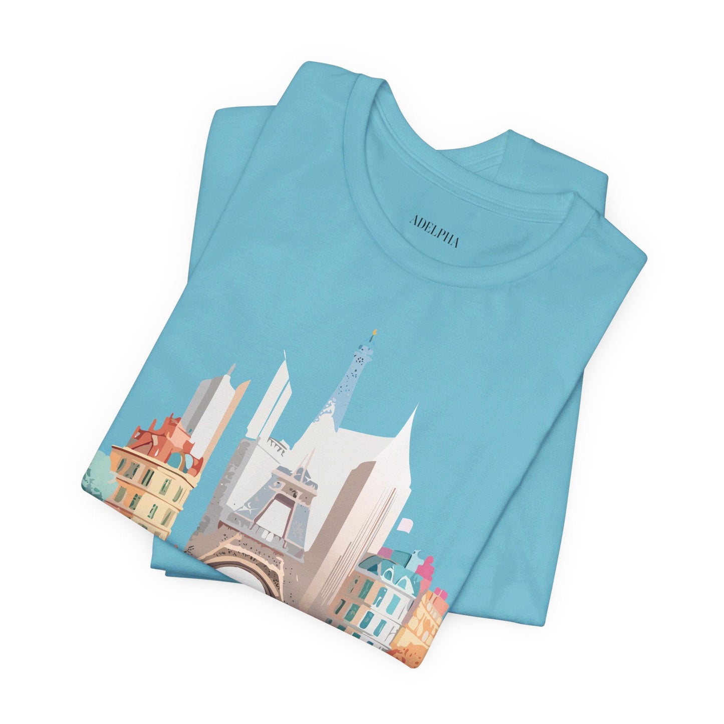 Adelpha Paris Graphic Tee Unisex Jersey Short Sleeve Vintage Inspired Artwork Collection