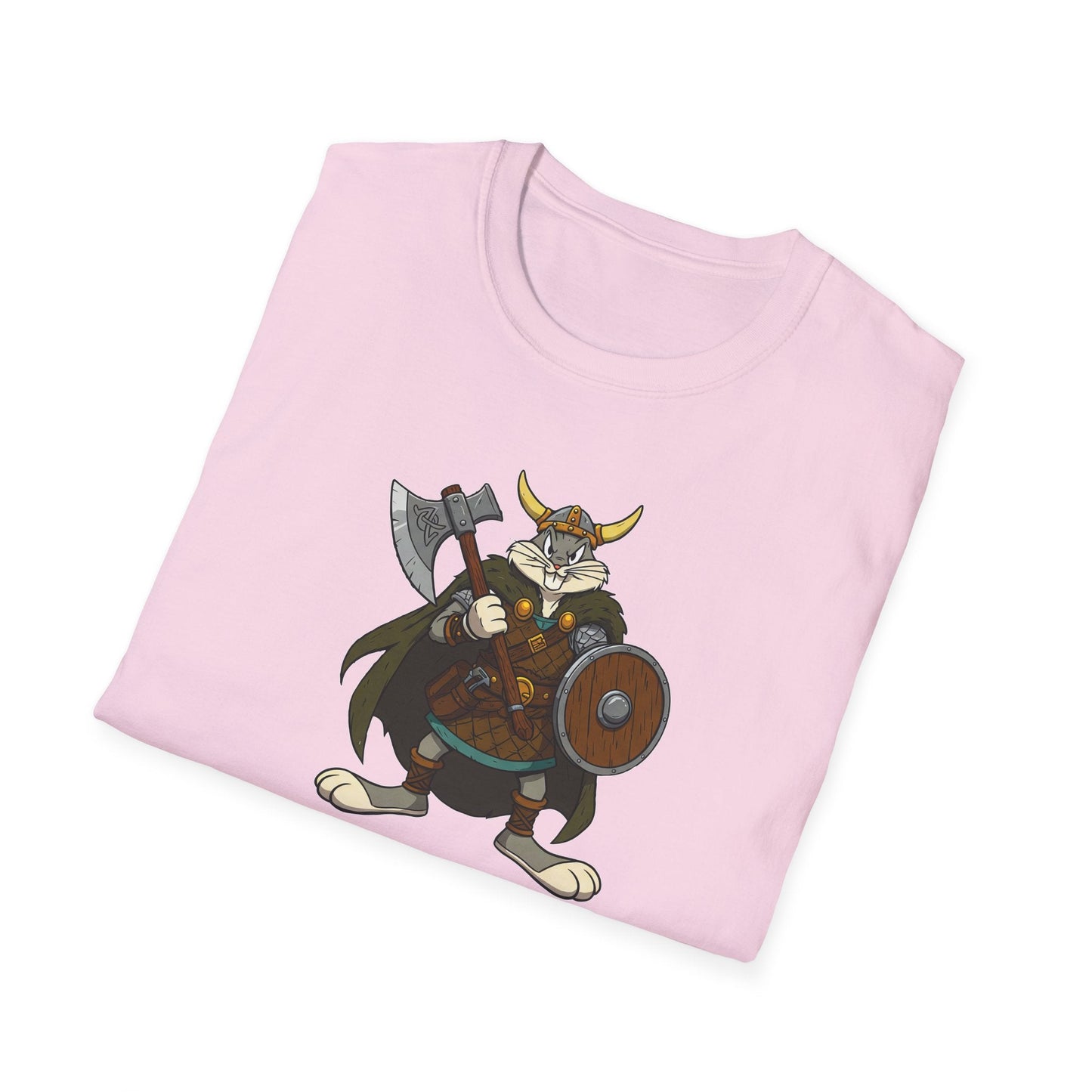 Bugs Bunny T Shirt Cartoon Design Unisex Graphic Tee Gildan Softstyle 64000 Animation Artwork