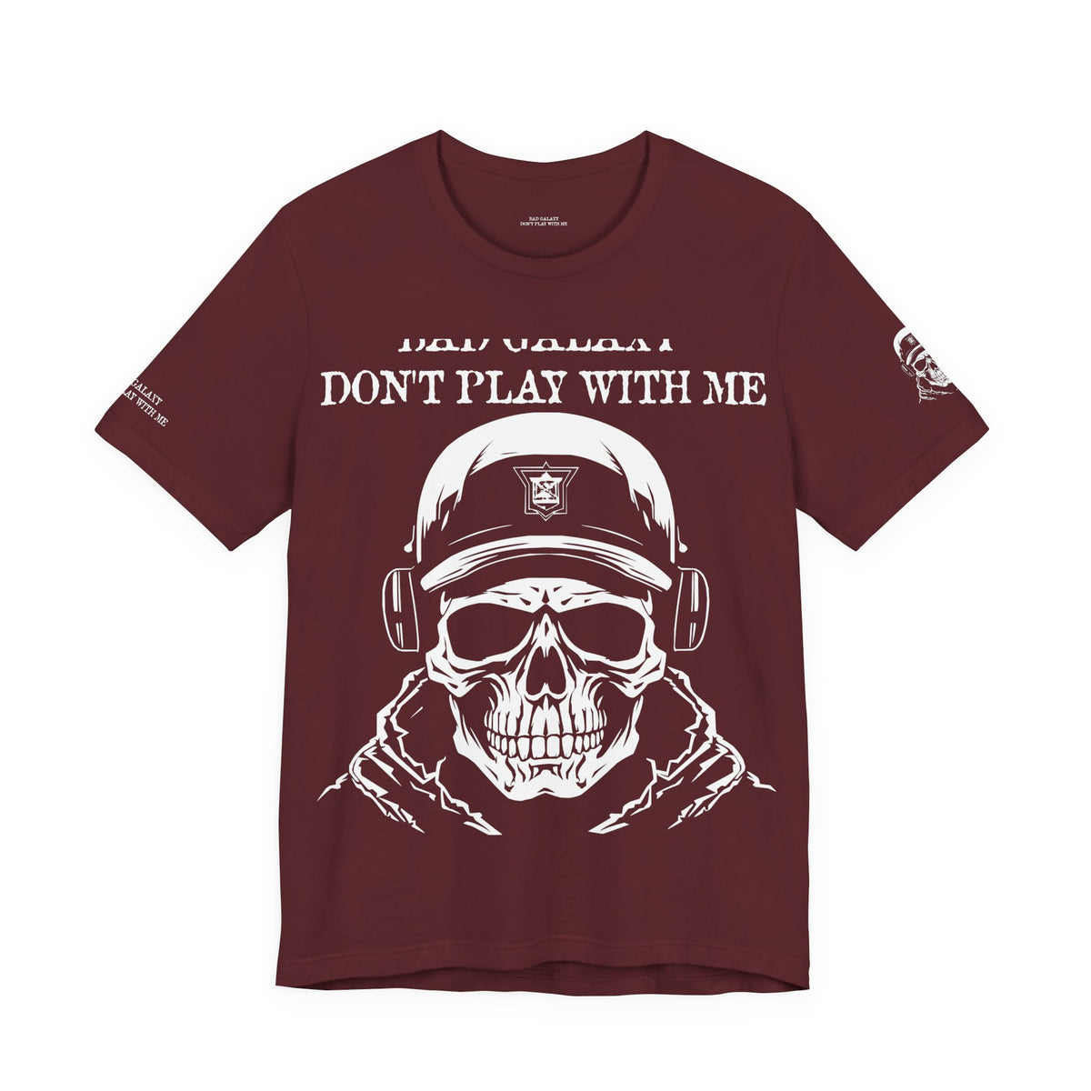 Skull Rock Graphic Unisex Cotton Bella+Canvas Tee with Art Design b44