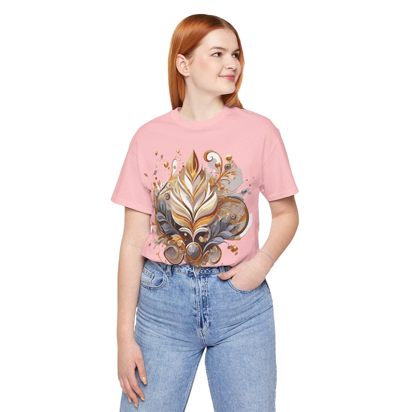 Jewelry Graphic Unisex 100 Cotton Vintage Treasure Art T-Shirt 6