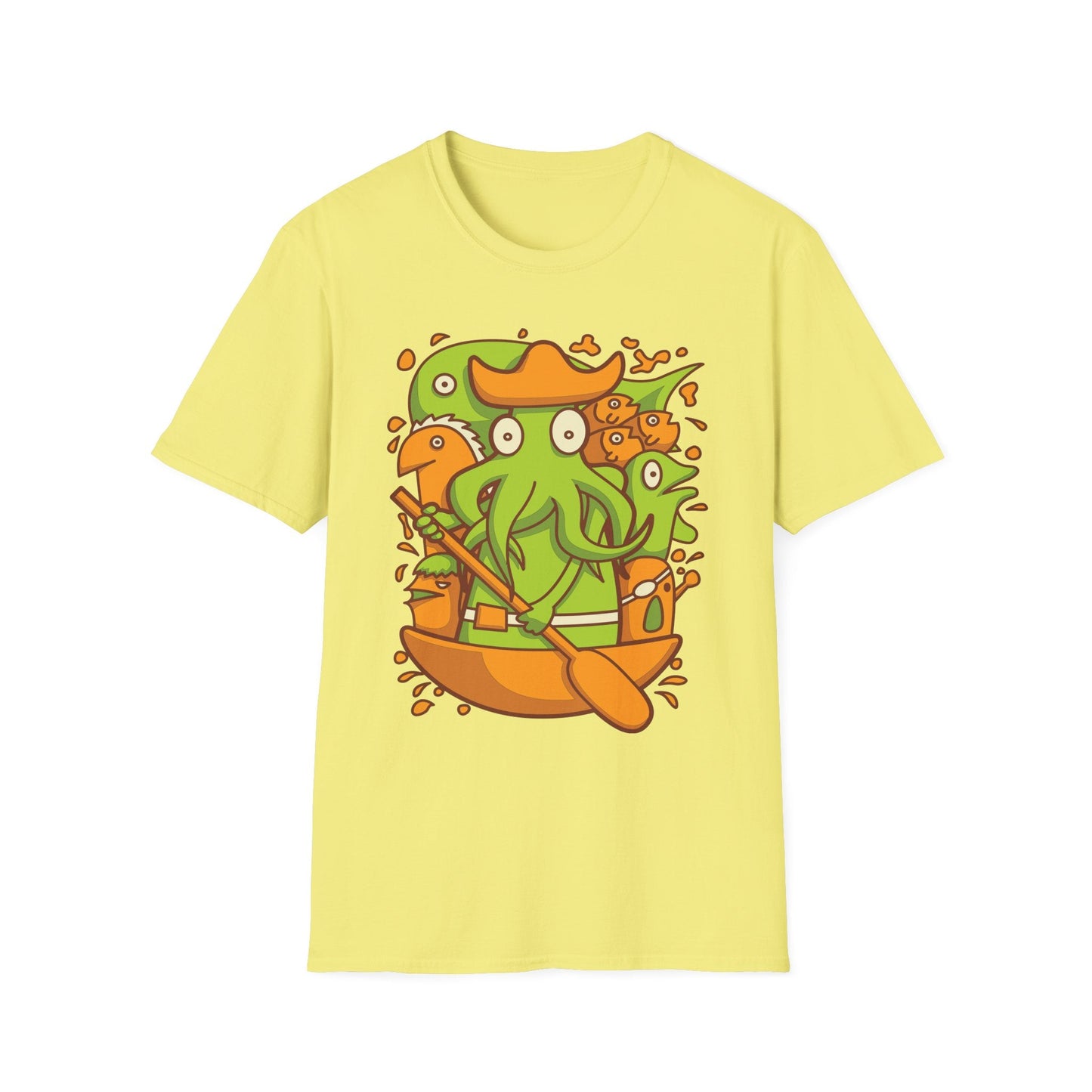 Cartoon T Shirt Animation T Shirt Funny Tee Shirt Unisex Gildan Softstyle Cotton 64000