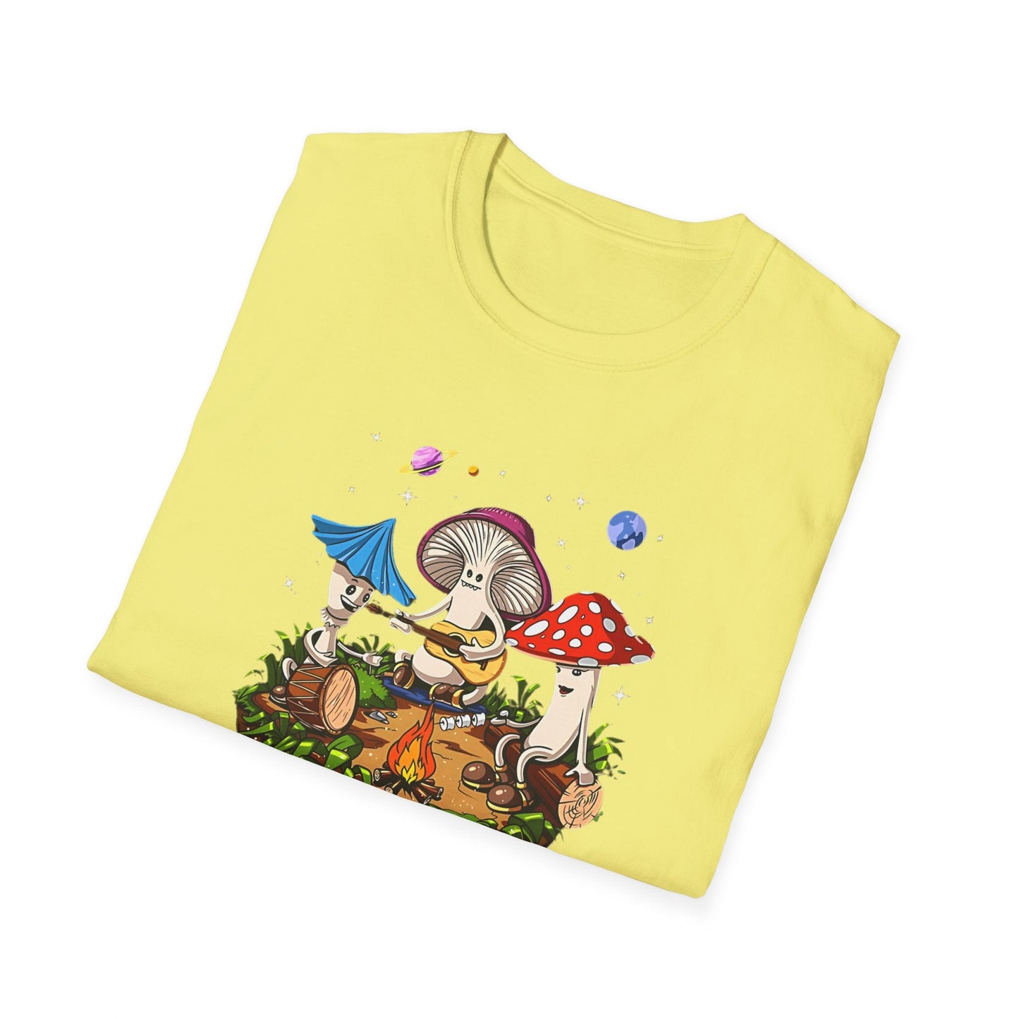 Mashroom Tee Shirt Unisex Funny Mashroom Design Gildan Softstyle 64000 Tee Softstyle Comfort