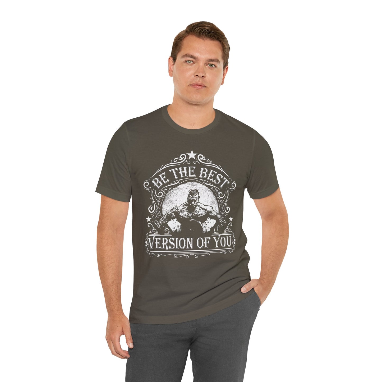 Be The Best Version Of You T-Shirt Motivational Fitness Tee