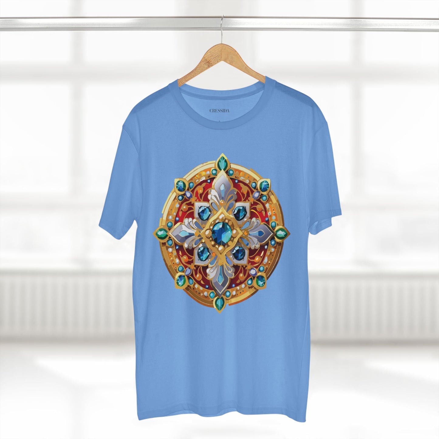 Medallion Graphic T-Shirt Unisex 100 Cotton With Gold Art Design Medal Tee 8