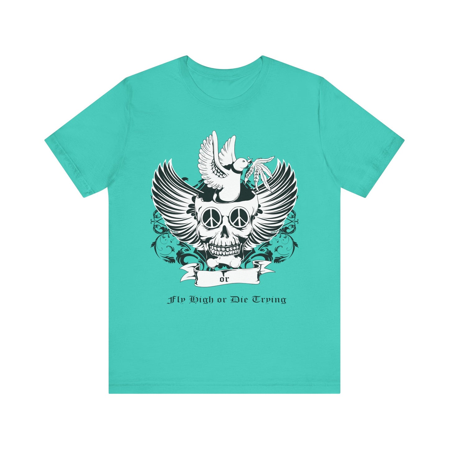 Bird Skull Graphic Design Tee, Skull Shirt, Vintage Tees, Art Design T-Shirt, Vintage Graphic Tee, Art Shirts with Skulls