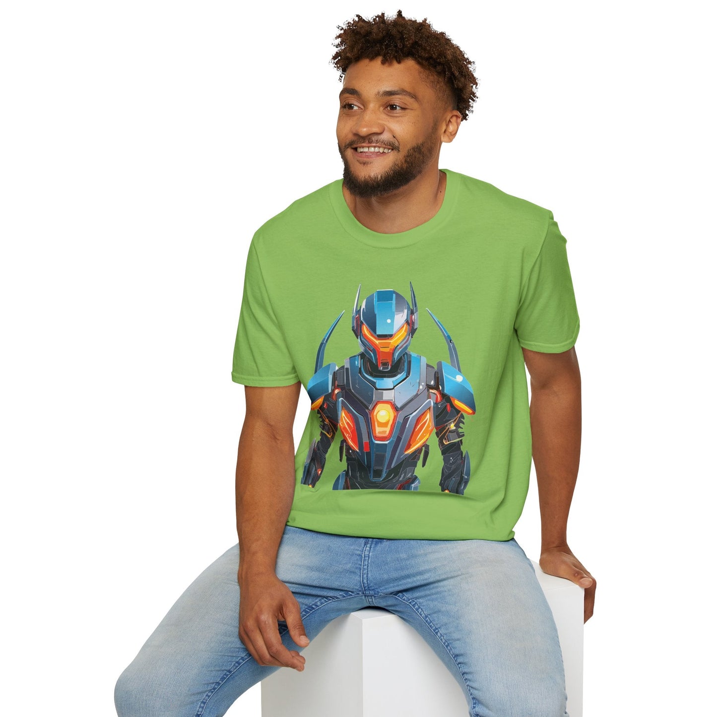 Cyborg Tee Robot Shirt Terminator Shirt Unisex Gildan Softstyle 64000 Soft Cotton Tee