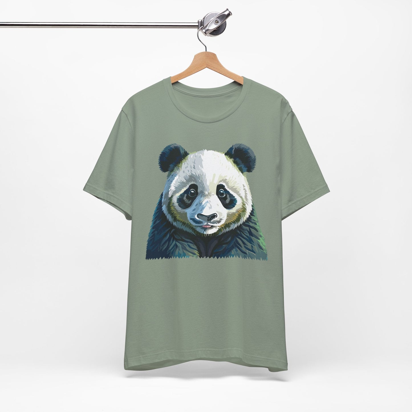 Unisex Animal Graphic Tee Shirt With Wild Animals Art Design Gildan Softstyle 64000