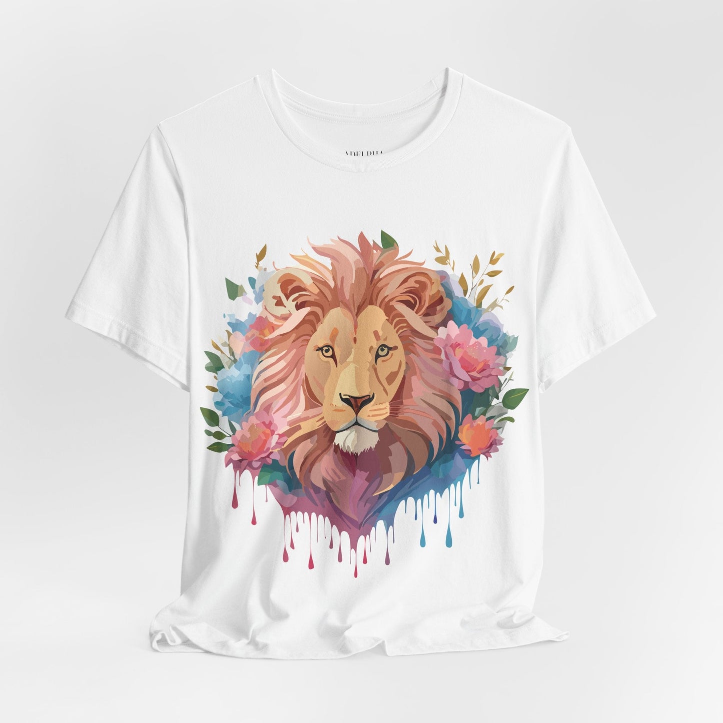 Lion Graphic T Shirt Unisex Short Sleeve Tee Vintage Inspired Adelpha Artwork Apparel
