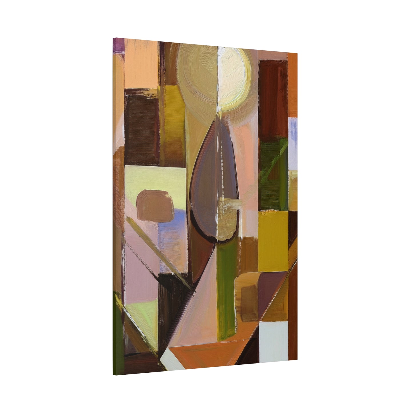 Abstract Geometric Painting Print Canvas 20x24,20x30,24x30 24x32,24x36,30x40 32x48,36x48,40x60 Pine-Wood Inner Frame ABS-55