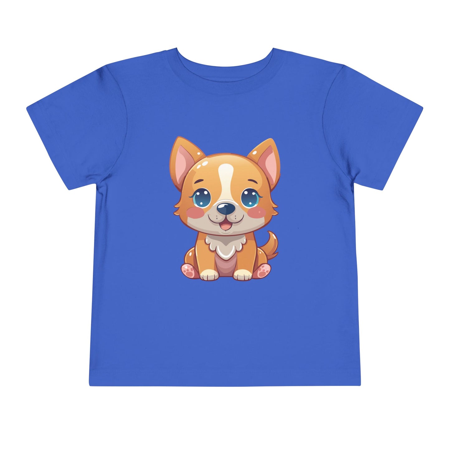 Bonita camiseta de manga corta para niños pequeños con diseño de cachorro: regalo adorable para amantes de las mascotas (2 a 5 años)