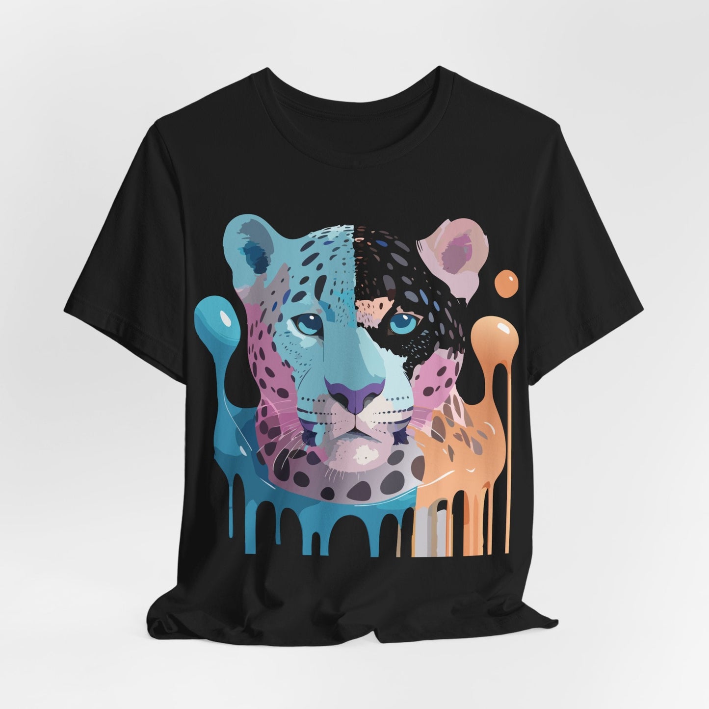 Cheetah Graphic Unisex 100 Cotton Artwork Tee 7