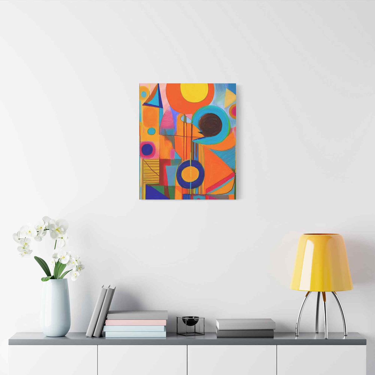 Abstract Painting Print Canvas 20x24,20x30,24x30, 24x32,24x36,30x40, 32x48,36x48,40x60 Pine-Wood Inner Frame ABS-12