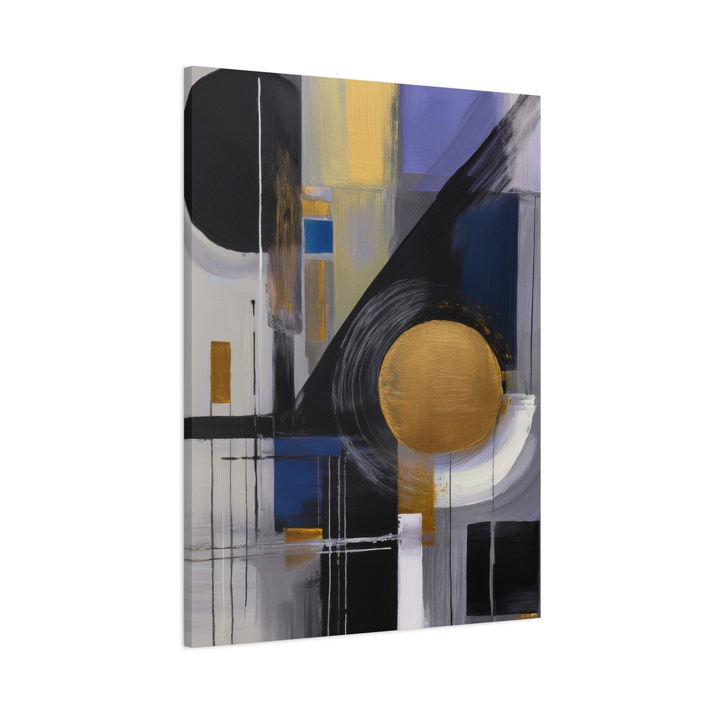 Purple Abstract Painting Print Canvas 20x24,20x30,24x30, 24x32,24x36,30x40, 32x48,36x48,40x60 Pine-Wood Inner Frame ABS-32