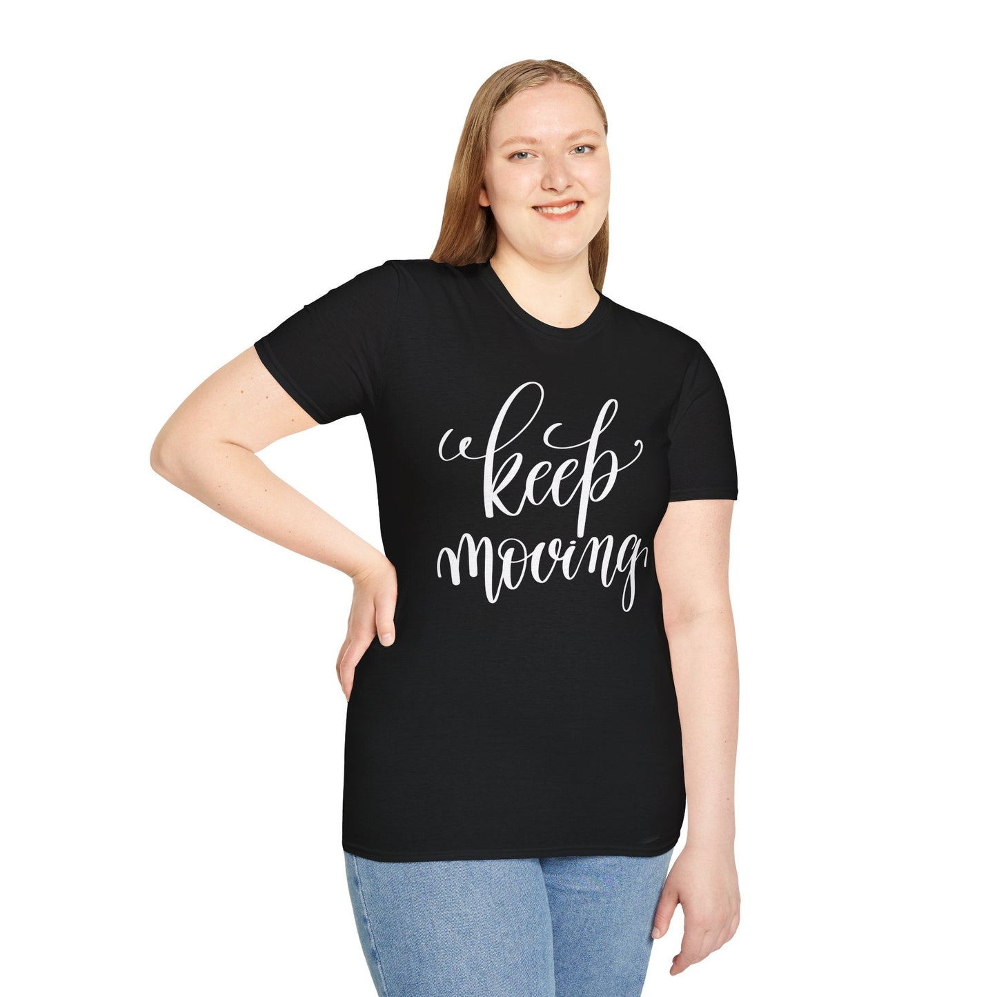 Positive Slogan T Shirts for Everyday Motivation Unisex Softstyle 64000 Tee with Positive Quotes