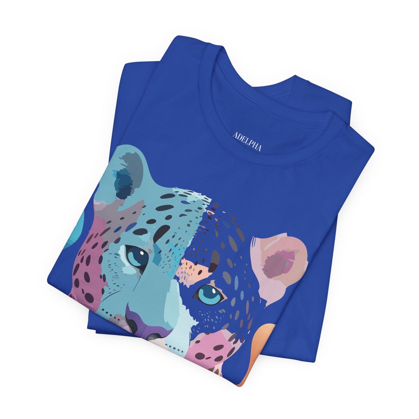 Cheetah Graphic Unisex 100 Cotton Artwork Tee 7