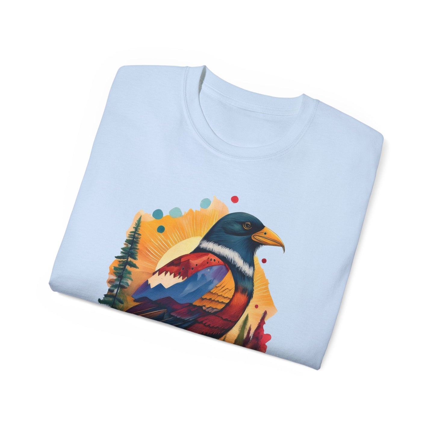 Colorado Bird Graphic Unisex Cotton T‑Shirt 3