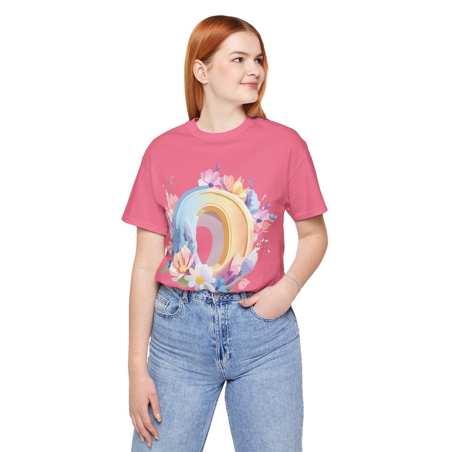 Adelpha Letter O Shirt Unisex Graphic Tee Vintage Inspired Art Design Jersey Short Sleeve