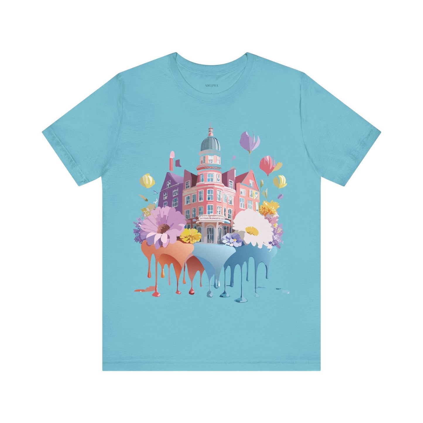 Unisex Graphic T Shirt With Adelpha Artwork Vintage Amsterdam Design Short Sleeve
