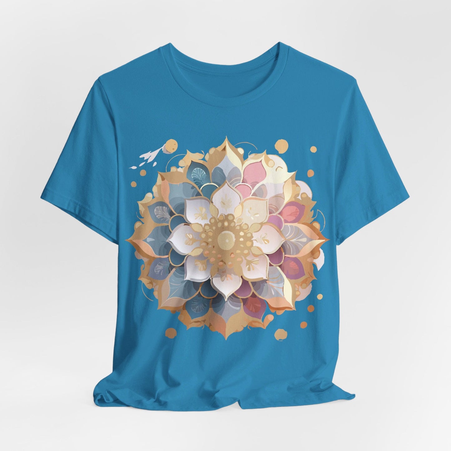 Mandala Graphic Tee Unisex Jersey Short Sleeve From Adelpha Vintage Inspired Artwork