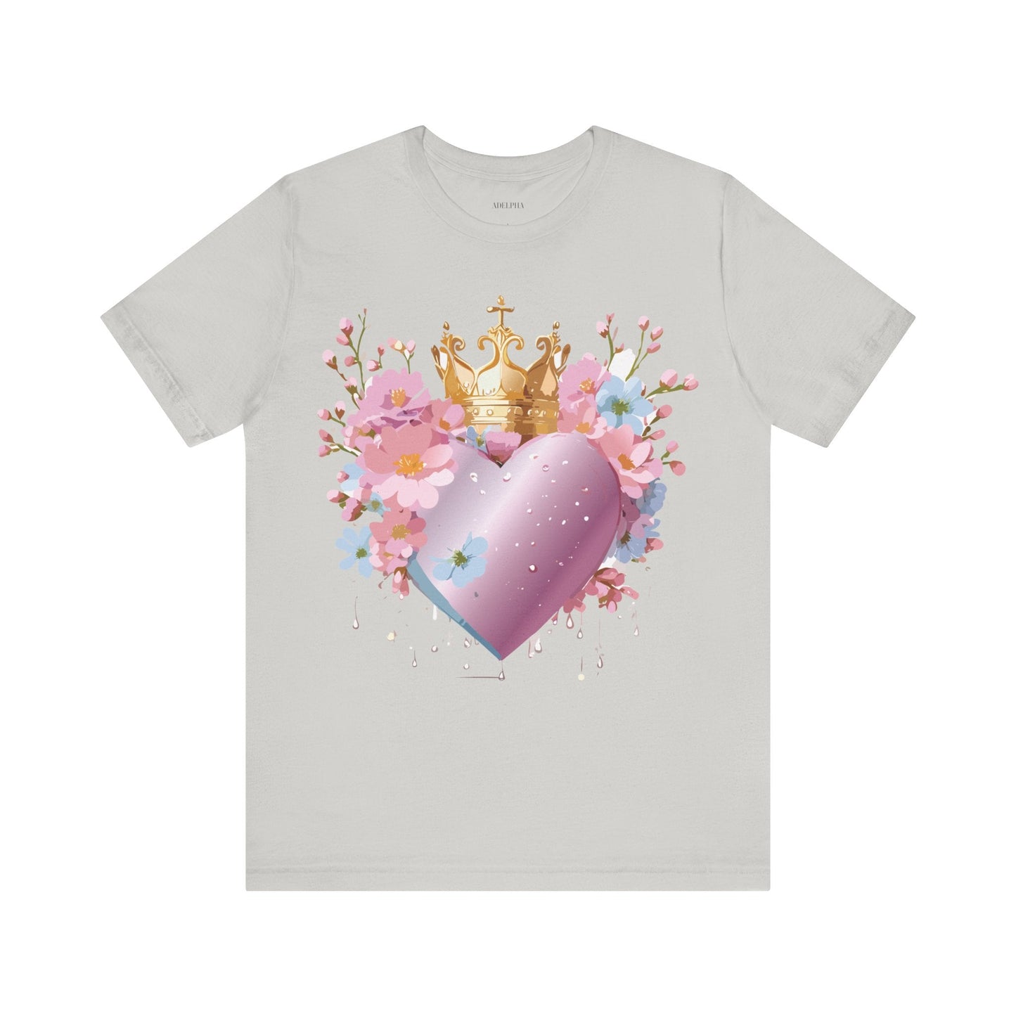 Valentine Graphic Tee Unisex Jersey Short Sleeve By Adelpha Vintage Inspired Artwork