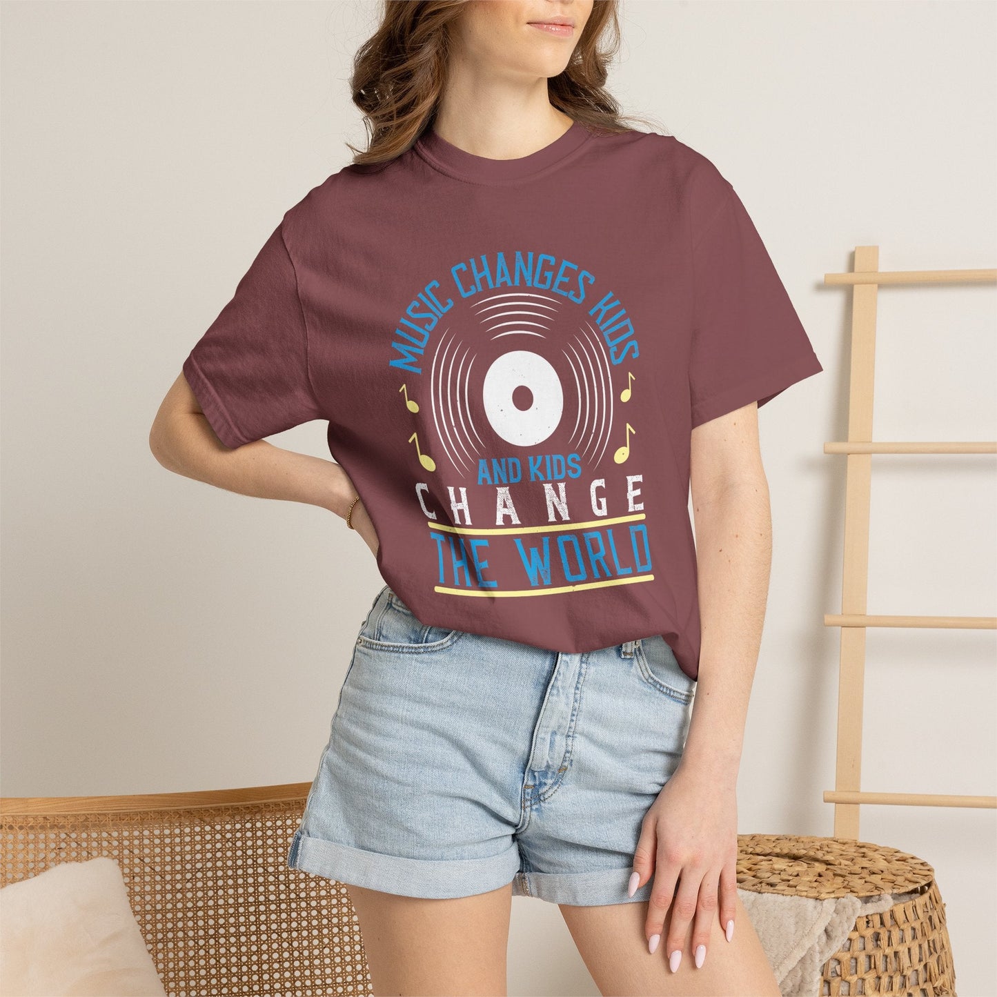 Music Graphic Design Unisex Cotton T-shirt m22