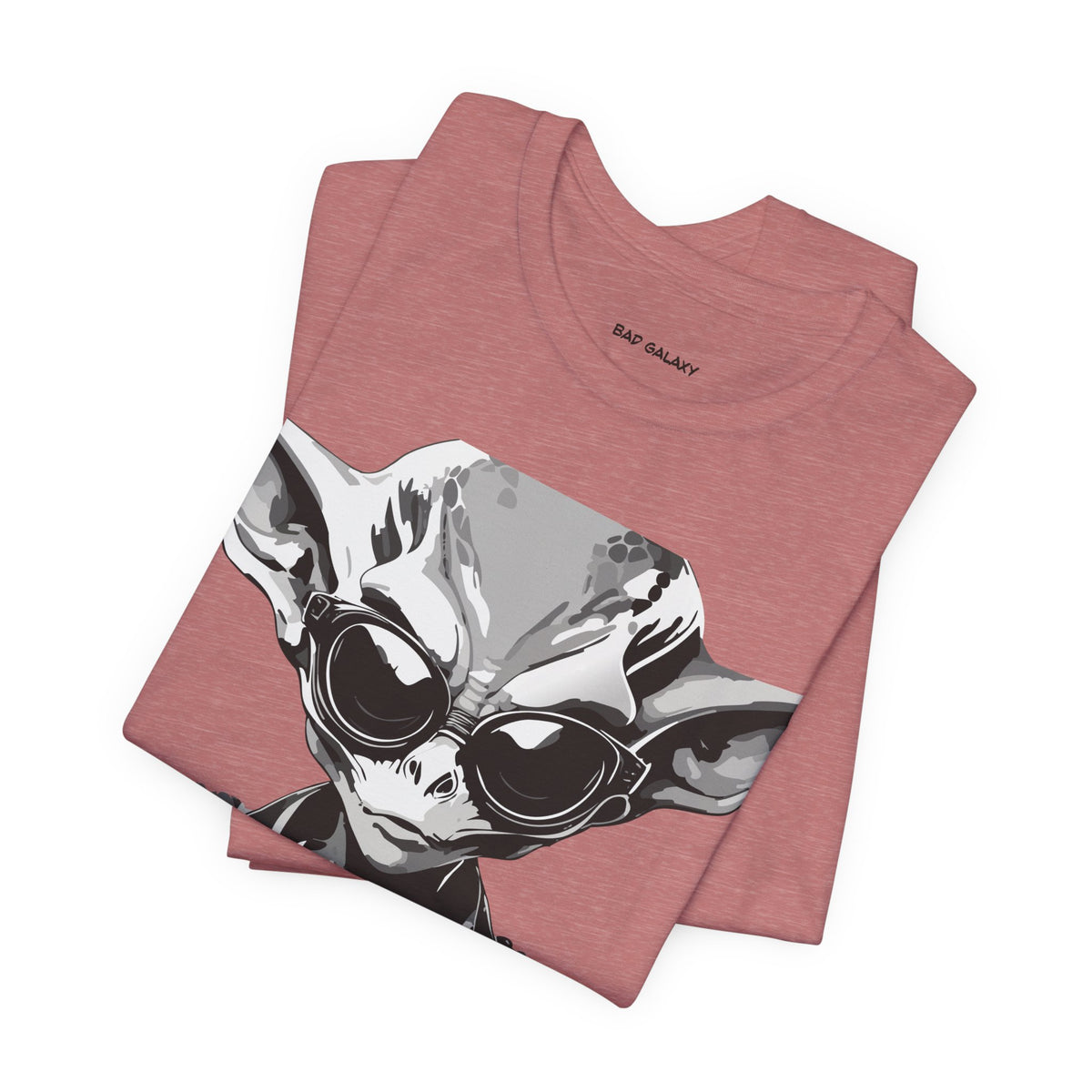 Alien Graphic Unisex Cotton Bella+Canvas Tee with Art Design b65