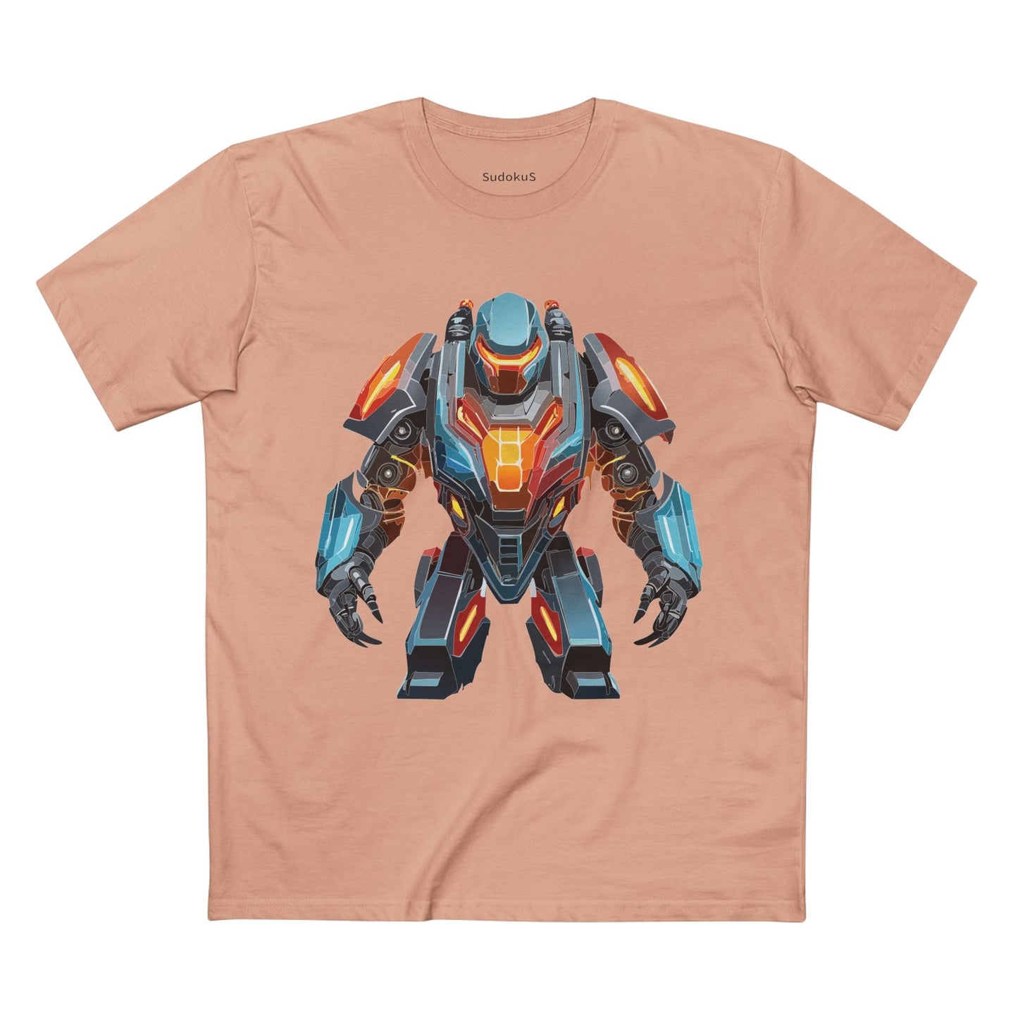 Cyborg Robot Graphic Unisex 100 Cotton Staple Tee 19