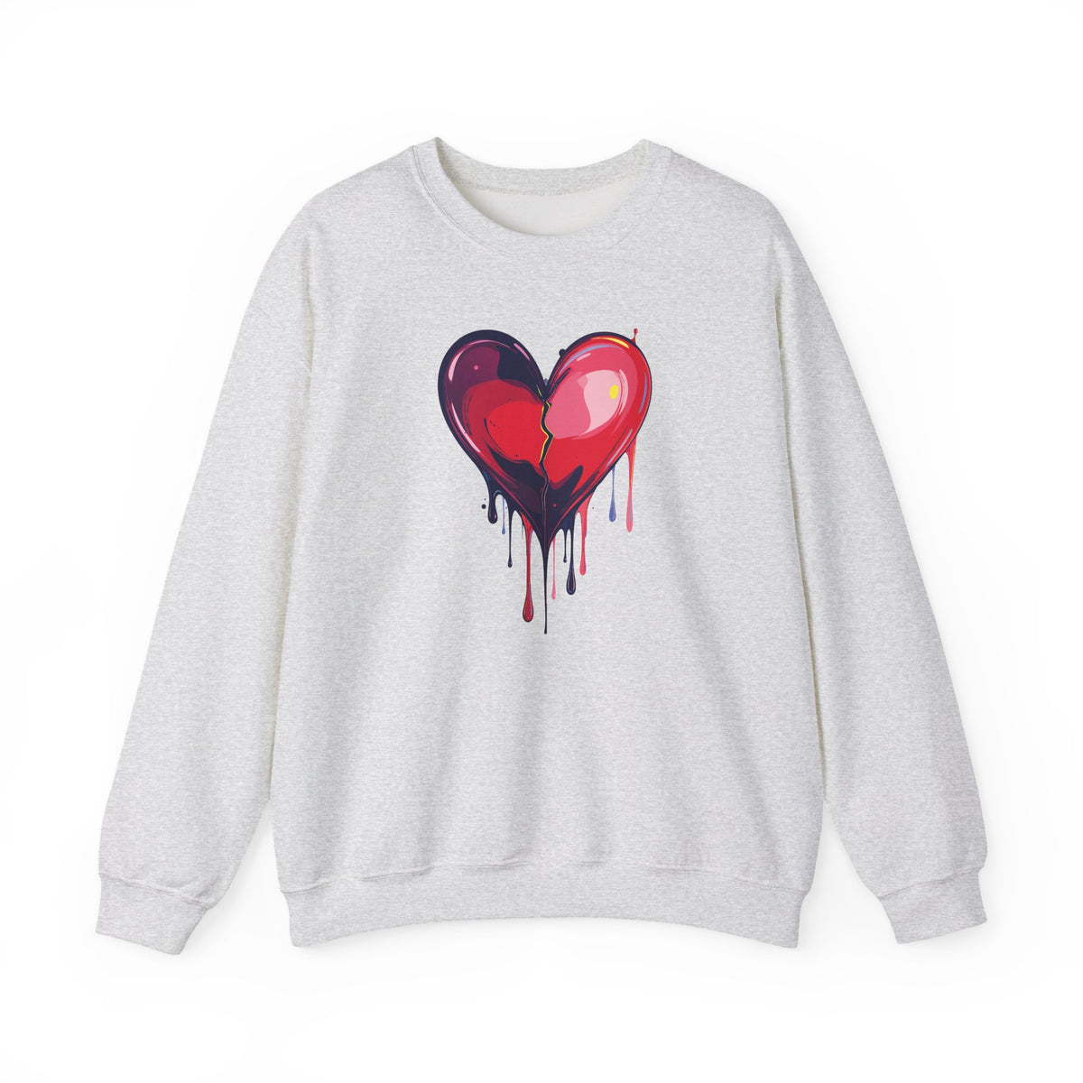 Big Red Heart Sweatshirt, Love Sweatshirt, Valentine's Day Sweatshirt, Heart Sweatshirt 118