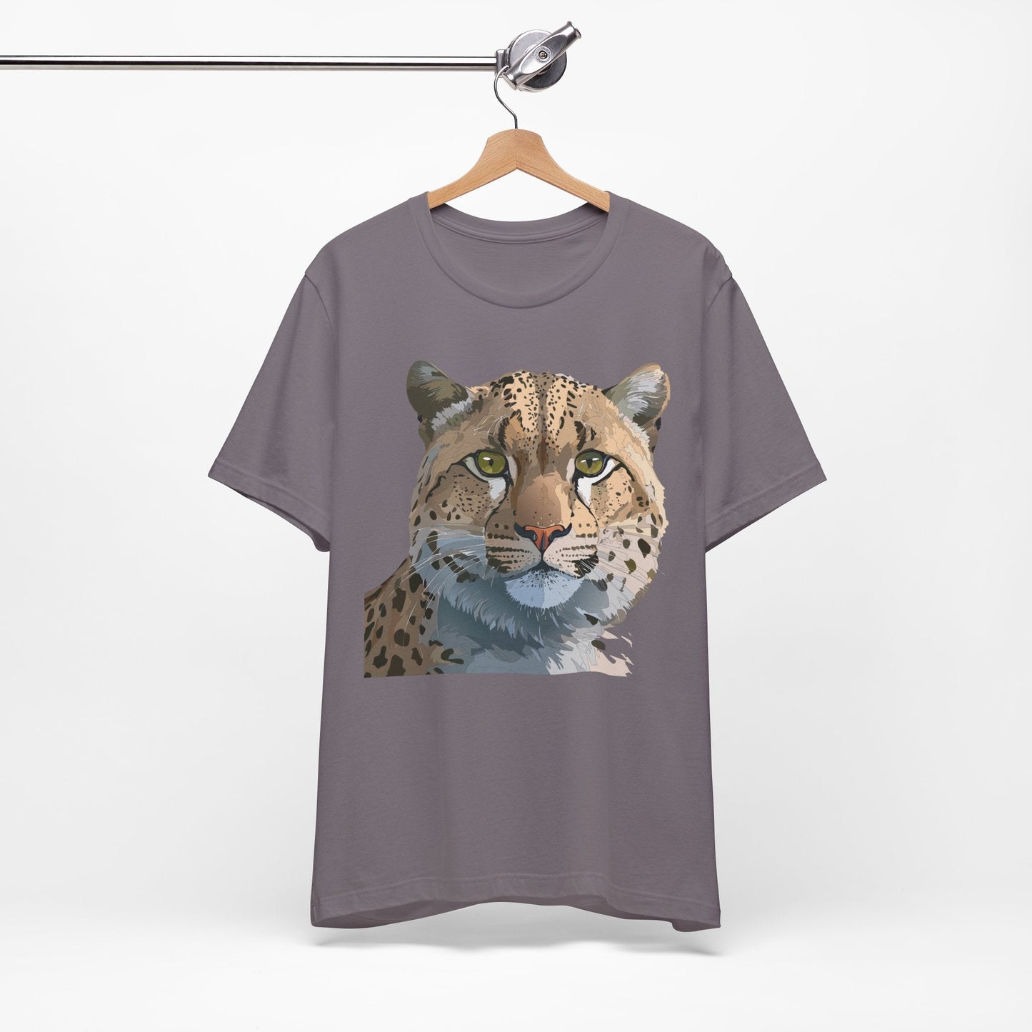 Unisex Animal Shirt With Animals Art Design Tee Short Sleeve Wildlife Print Tee Shirt