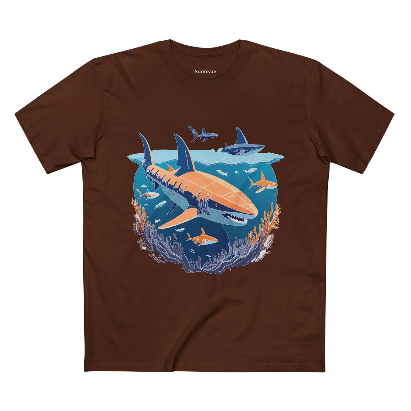 Ocean Coast Graphic Unisex 100 Cotton Staple Tee 10