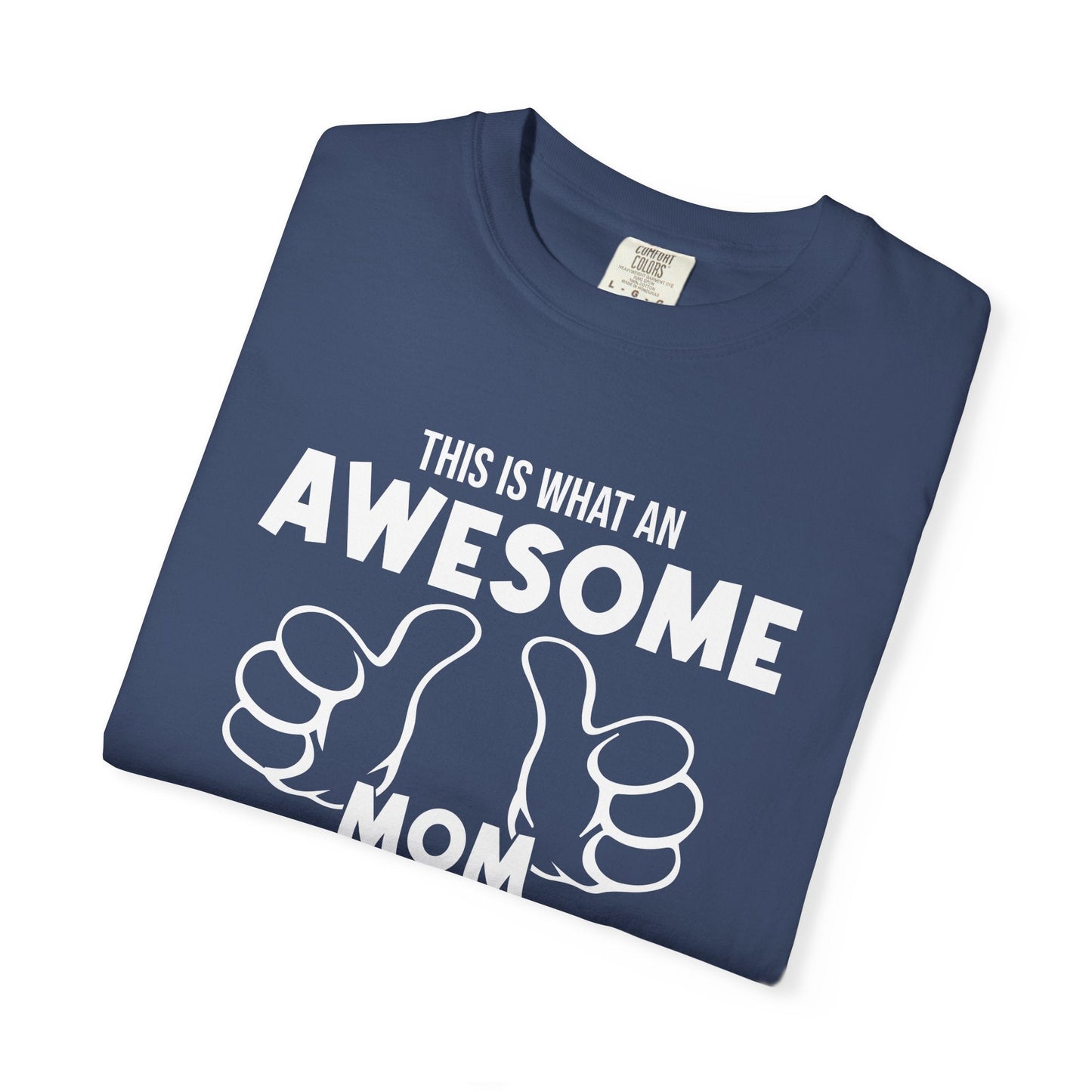 Mom T-shirt Mother's Day Mama Tee Unisex Comfort Colors Garment-Dyed Cotton h25