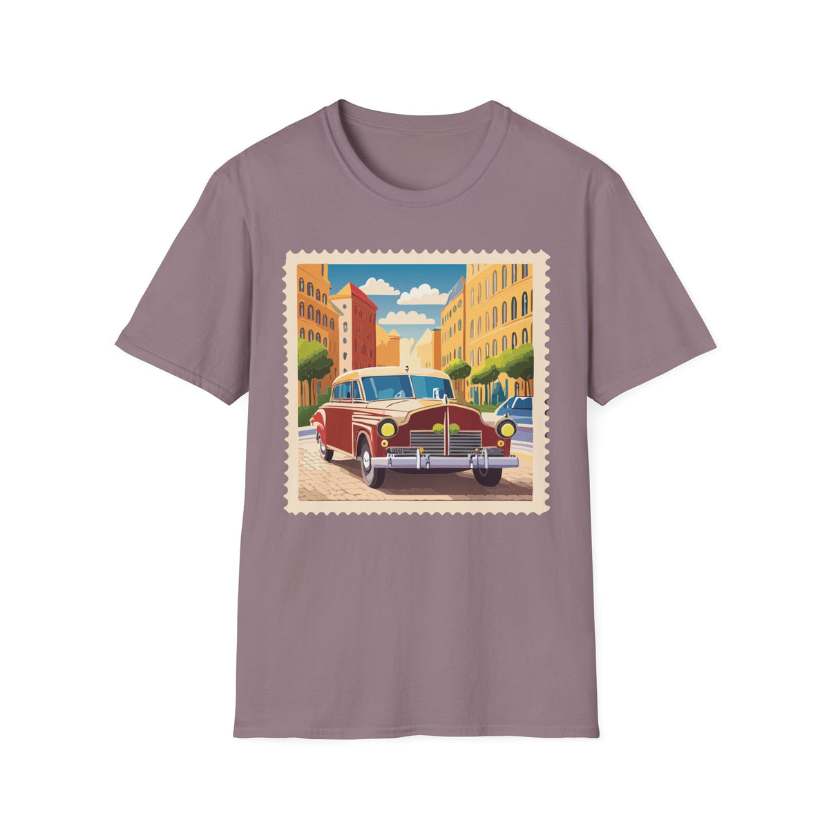 Vintage Convertible Car illustration T-Shirt | Retro City Street