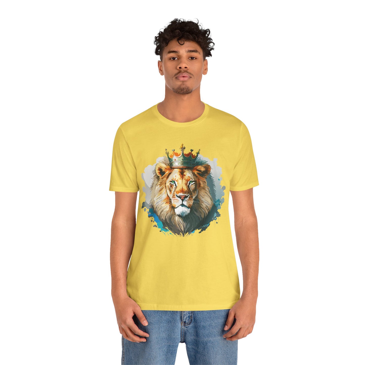 Lion Shirt, Animal Shirt, T-Shirt with Lion, Art Design Tee, Animal Tees, Safari T-Shirt, Crown Tee 13