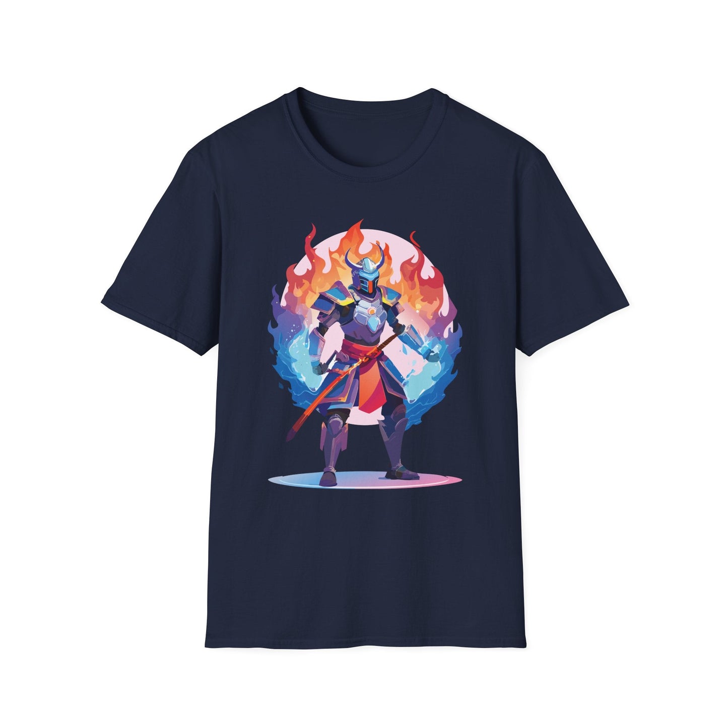 Samurai Shirt Unisex Gildan Softstyle 64000 Tee 100 Percent Cotton Comfortable Tee