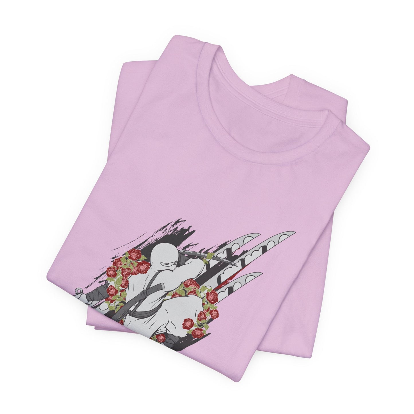 Ninja Samurai Artwork Graphic Unisex Cotton T-Shirt r5