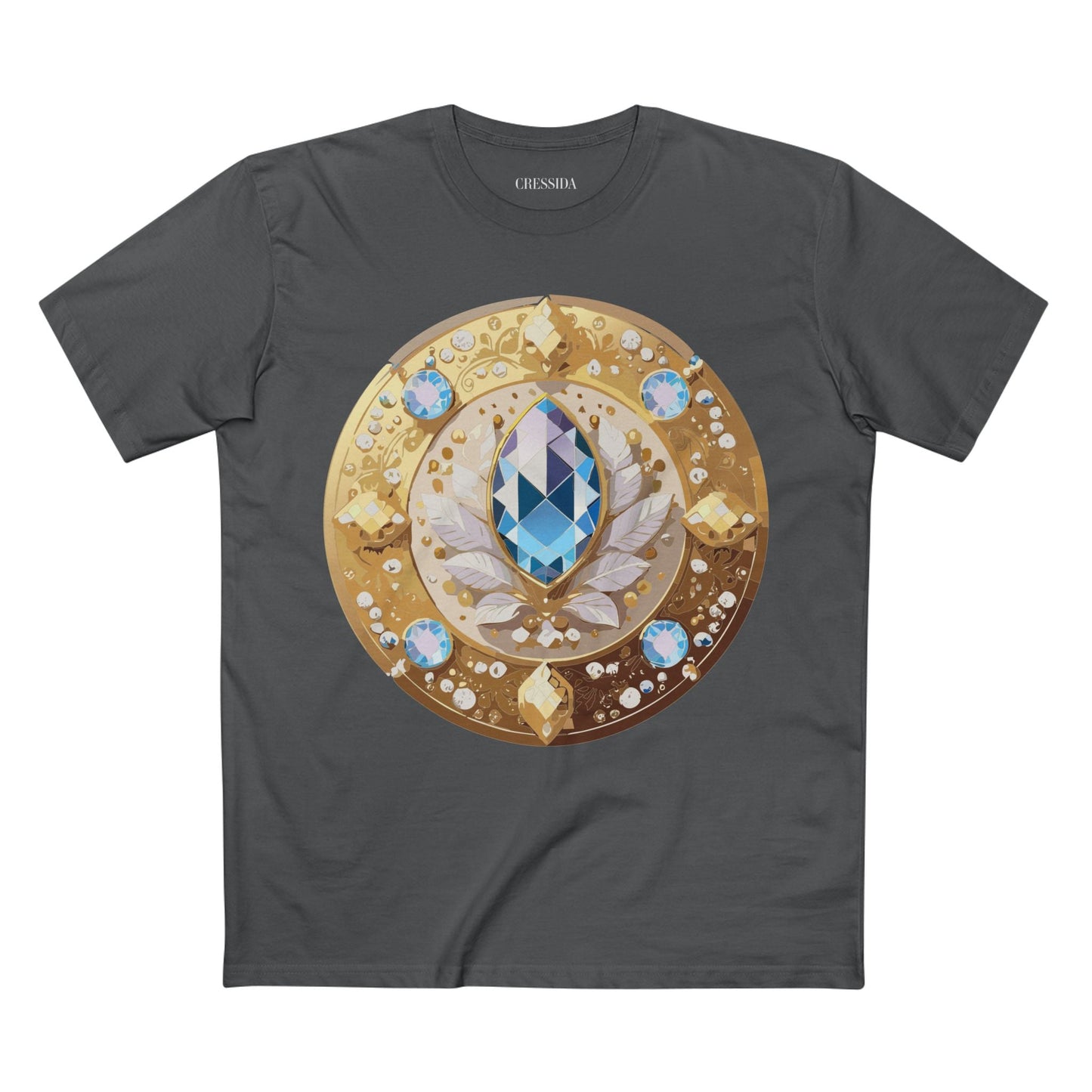 Medallion Graphic T-Shirt Unisex 100 Cotton With Gold Art Design Medal Tee 17