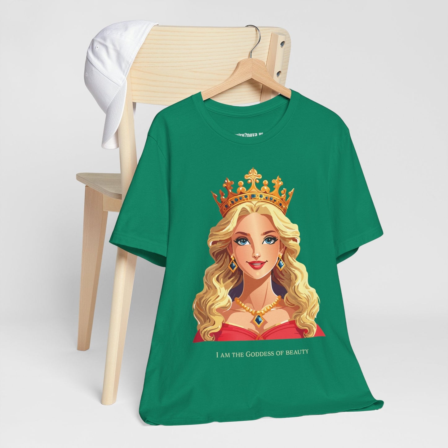Goddess Shirt Unisex Graphic Cotton T Shirt Short Sleeve With Original Art By Retro2Nova