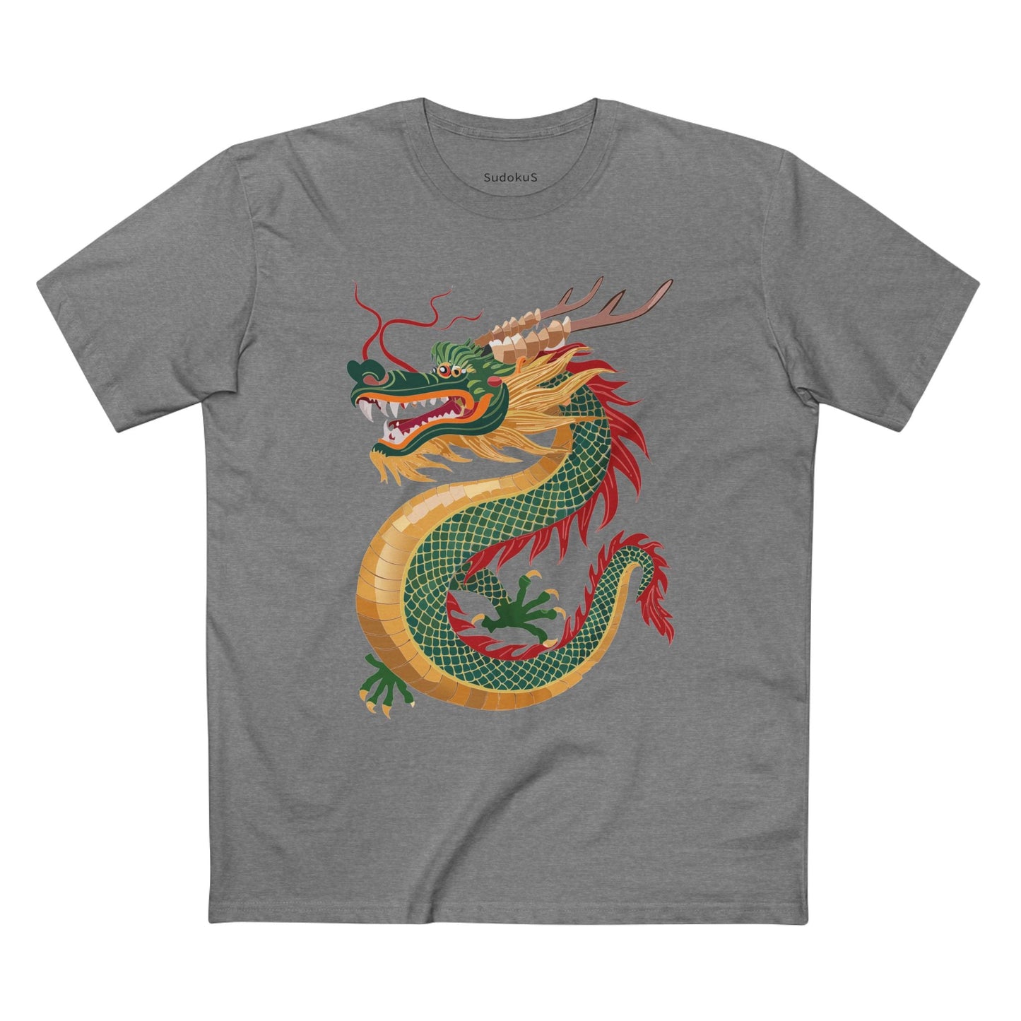 Dragon Graphic Unisex 100 Cotton Staple Tee 12