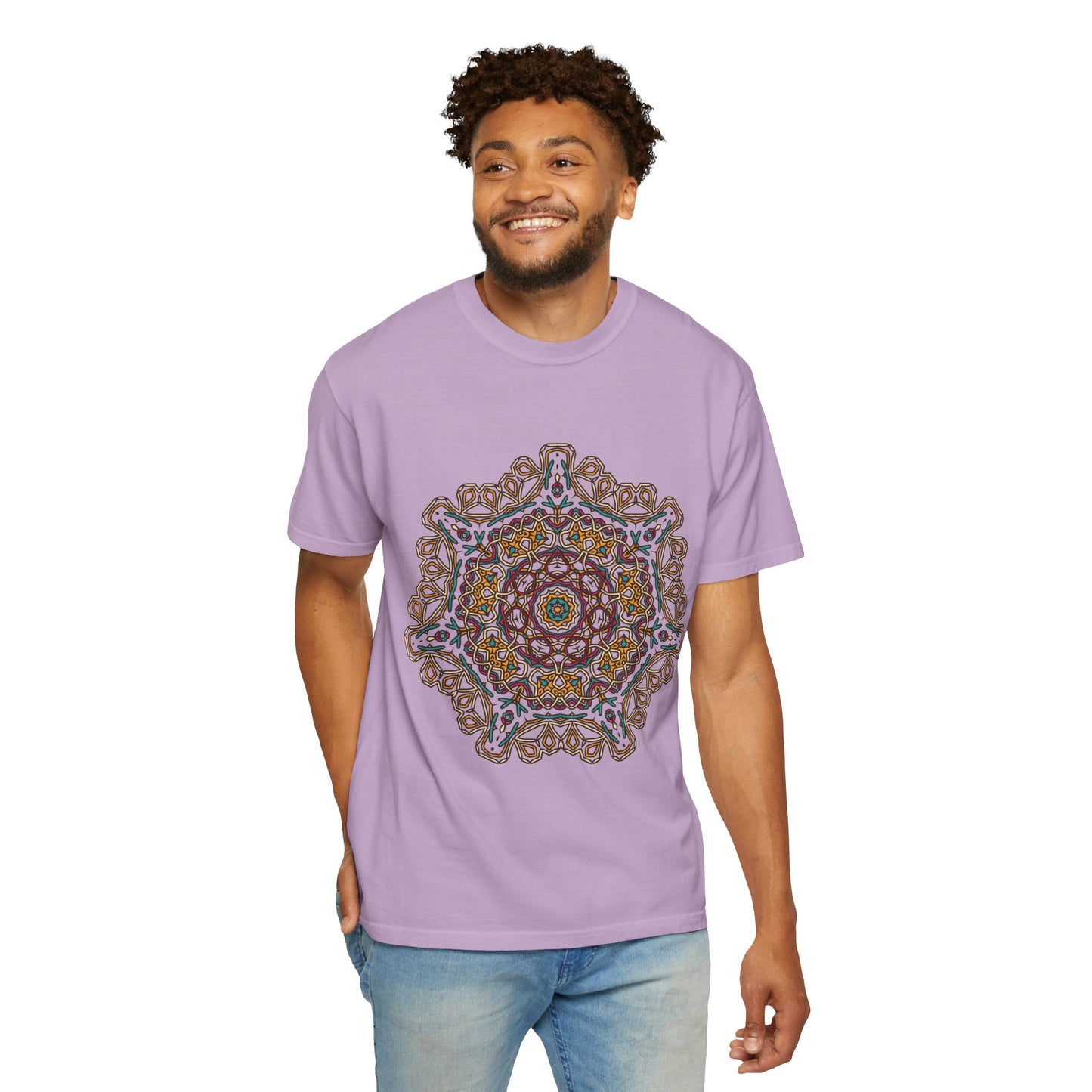 Unisex T-shirt with abstract print