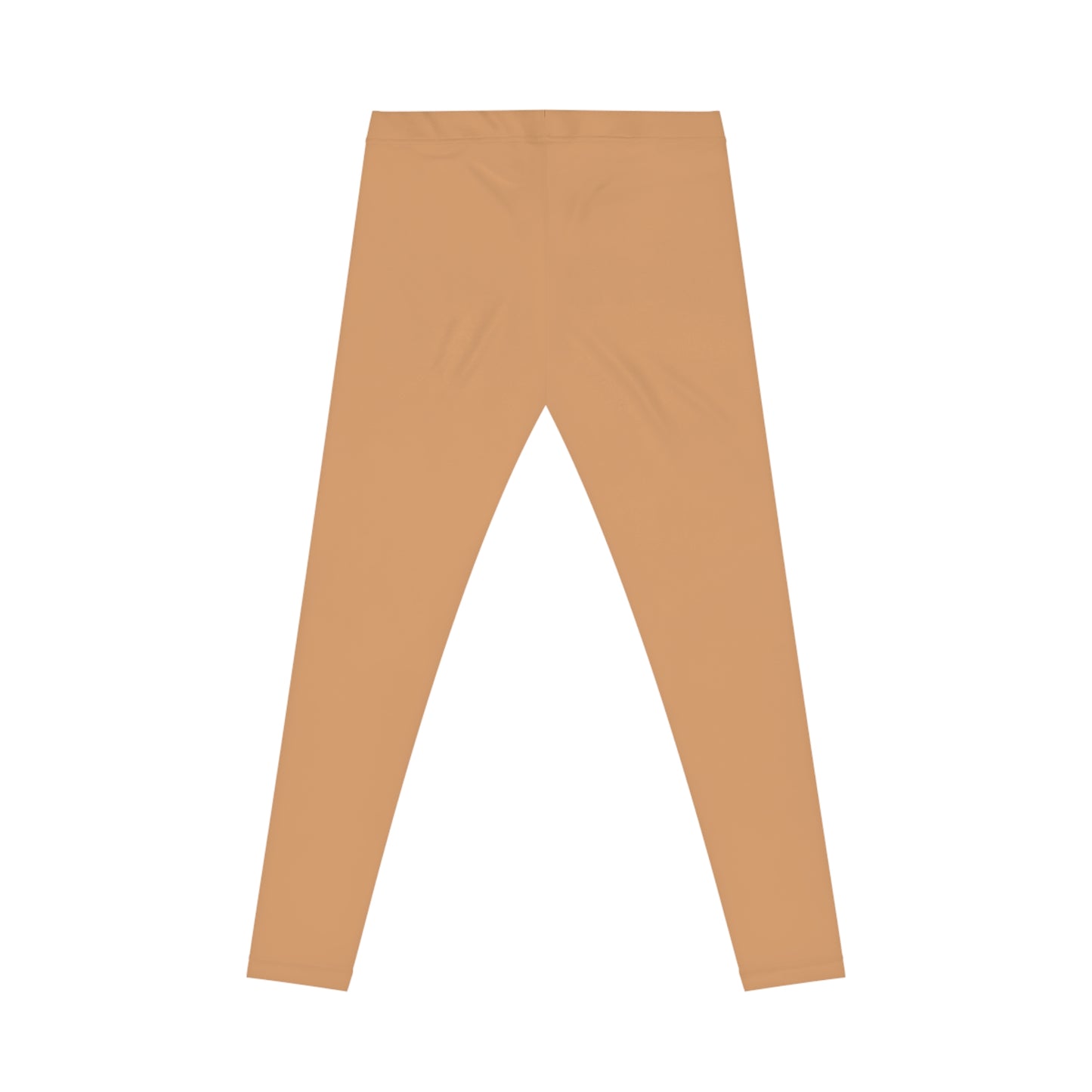 Light Bronze Color Women's Poly-Span Casual Leggings XS-2XL