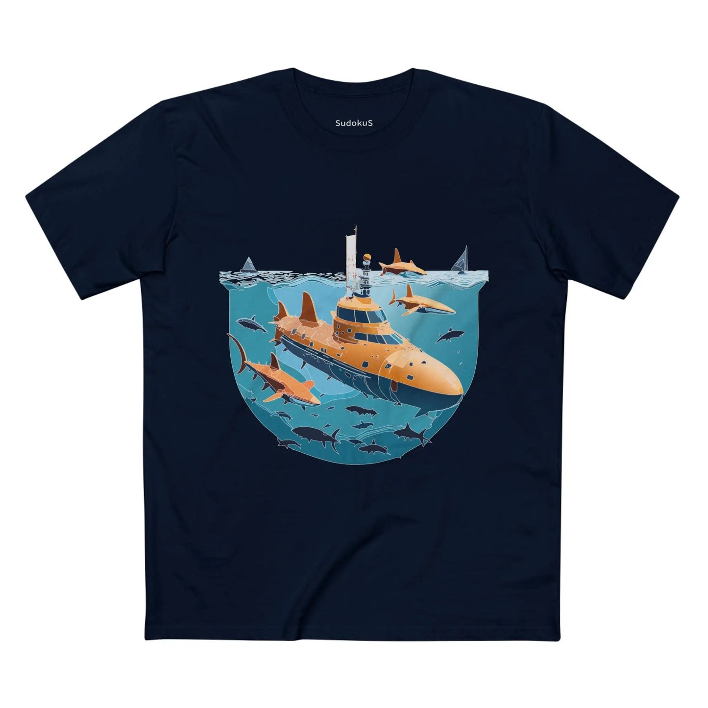 Ocean Coast Graphic Unisex 100 Cotton Staple Tee 18