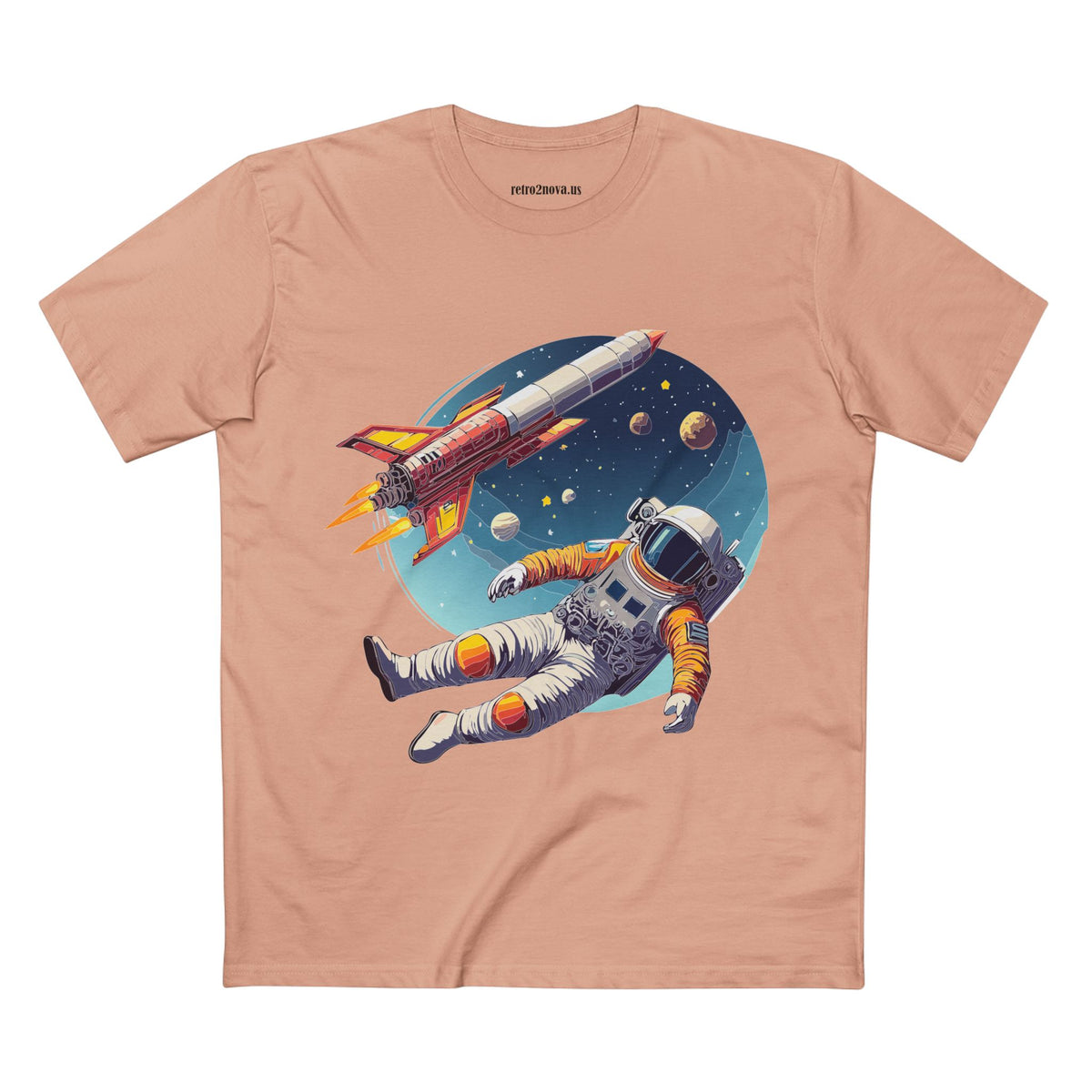 Cosmos Astronaut Graphic Tee Staple Unisex 100 Cotton Tee Shirt - CS-9