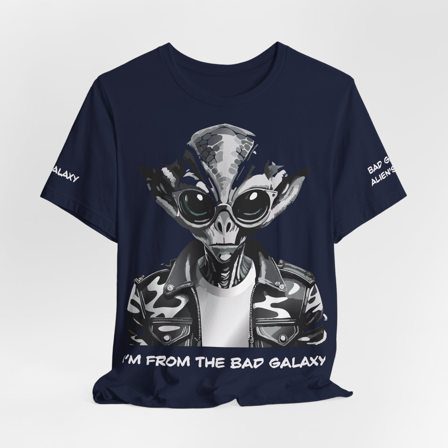 Alien T Shirt From Bad Galaxy Made To Order 100 Cotton Eco Friendly Inks Soft Comfortable