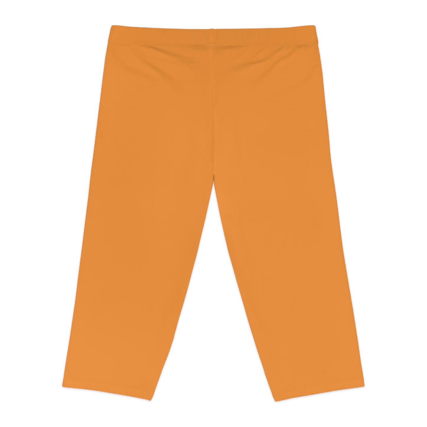 Orange Color Capri Leggings, Orange Capri Leggings 13