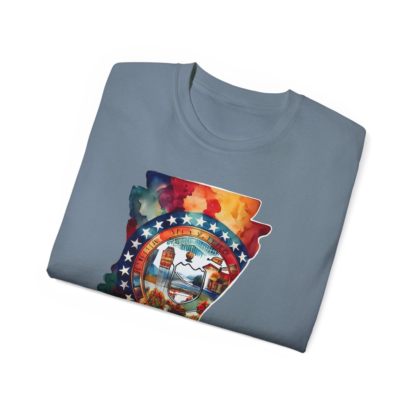 Arkansas Graphic Unisex Cotton T‑Shirt 1