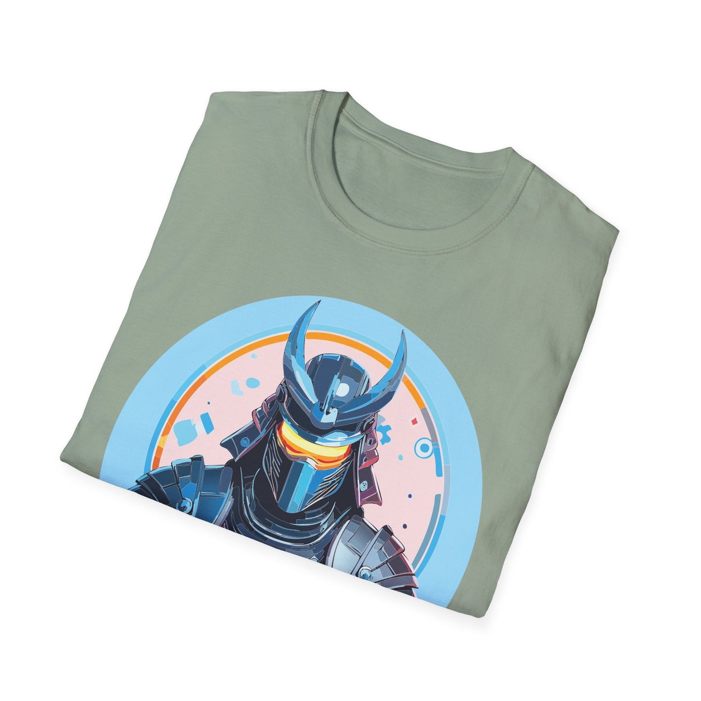 Samurai T Shirt Unisex Softstyle 64000 Tee Lightweight Comfortable 100 Percent Ring Spun Cotton